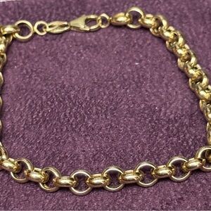 QVC Gold-Tone Chain Bracelet